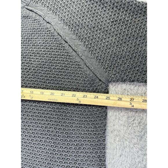 GAP Women's Textured Sweater Gray XXL 2XL Boxy Lagenlook Chunky Knit - Picture 5 of 11